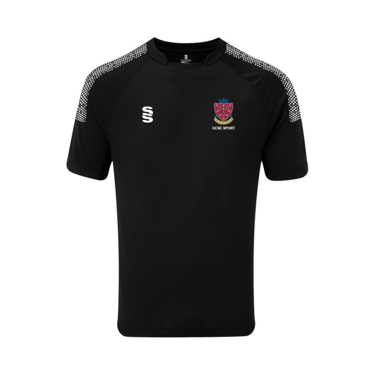 STOCKPORT School GCSE Sport Games Shirt: Black