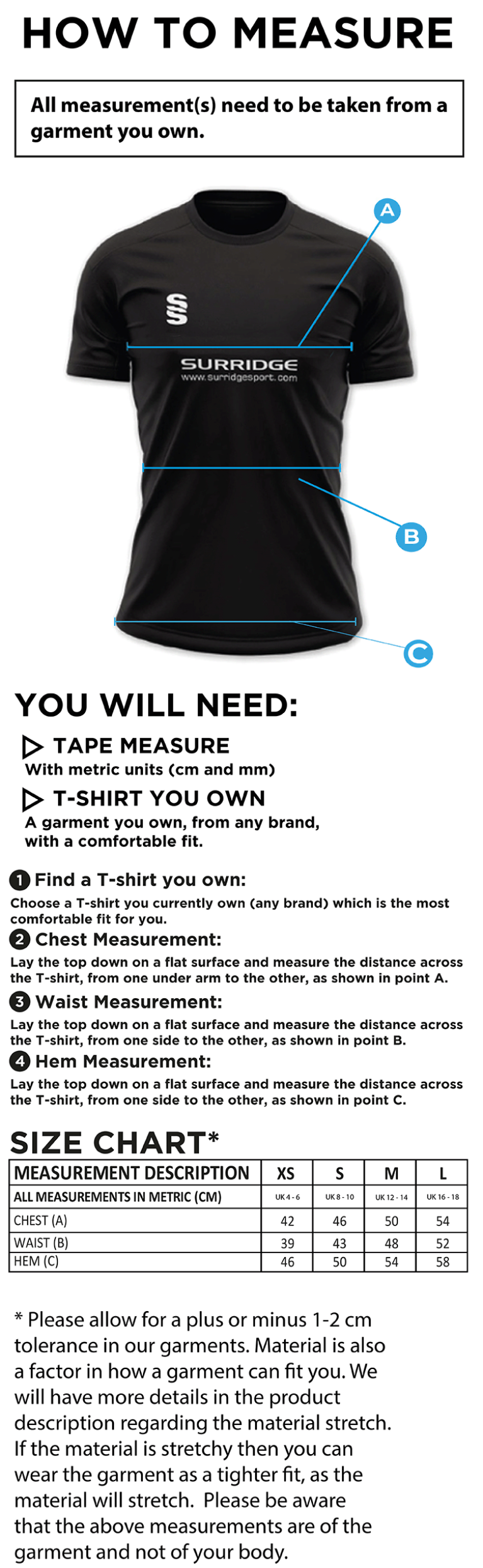 STOCKPORT SCHOOL PE STAFF - Women's Dual Games Shirt : Black - Size Guide